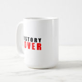 Geschichtsliebhaber Kaffeetasse (Vorderseite Links)