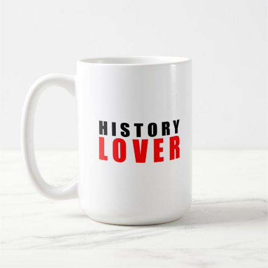 Geschichtsliebhaber Kaffeetasse (Links)