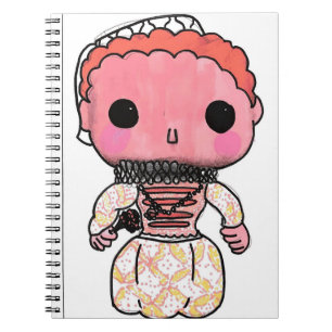 Geschichtsnotizbuch Elizabeth I - Funko Pop-Art Notizblock