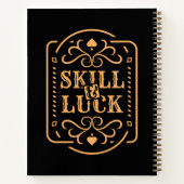 Geschick und Glück Notizblock (Rückseite)