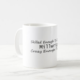 Geschickt genug, um ein Betriebsmonteur verrückt g Kaffeetasse