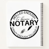 Geschickt genug, um ein NotarNotebook zu werden Notizblock (Rückseite)