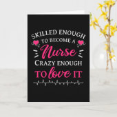 Geschickt genug, um eine Krankenschwester verrückt Karte (Gelbe Blume)