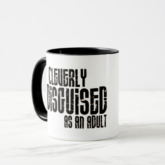 geschickt getarnt tasse (Vorderseite Links)