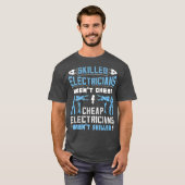 Geschickte Elektriker geben billige Funny Geschenk T-Shirt (Vorne ganz)