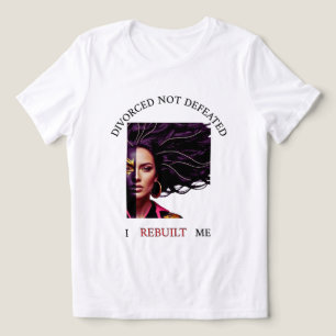 Geschieden, nicht besiegt – Empowerment-T-Shirt fü Tri-Blend Shirt