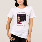 Geschieden, nicht besiegt – Empowerment-T-Shirt fü Tri-Blend Shirt (Vorderseite)