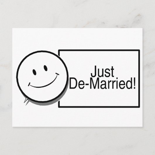 geschieden postkarte (Vorderseite)