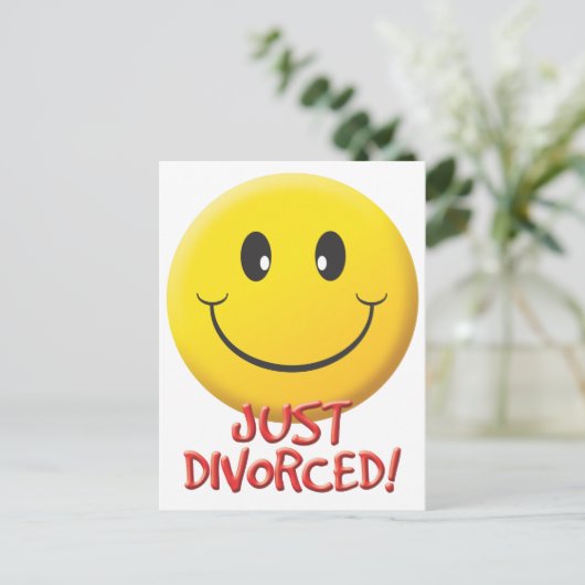 geschieden postkarte (Stehend Vorderseite)