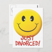 geschieden postkarte (Vorne/Hinten)