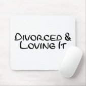 Geschieden und es liebend mousepad (Mit Mouse)