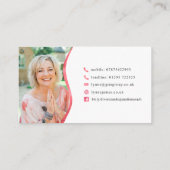 Geschieden und Separation Coach - Kundenspezifisch Visitenkarte (Rückseite)