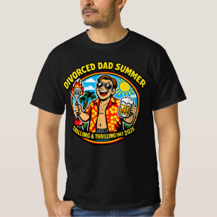 Geschiedener Vaters Sommer , Grillen & Aufregend S T-Shirt