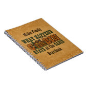 Geschieht am Kabinepersonalisierten Guestbook Notizblock (Rechte Seite)