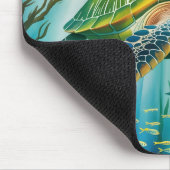 Geschilderte Schildkröte Mousepad (Ecke)