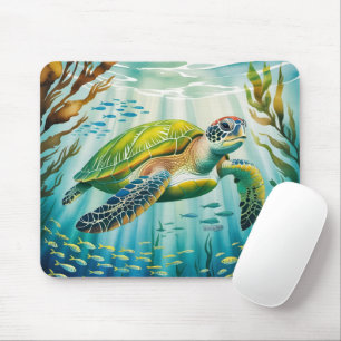 Geschilderte Schildkröte Mousepad