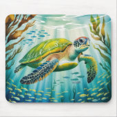 Geschilderte Schildkröte Mousepad (Vorne)