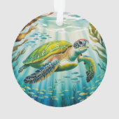 Geschilderte Schildkröte Ornament (Rückseite)