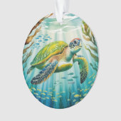 Geschilderte Schildkröte Ornament (Vorderseite)