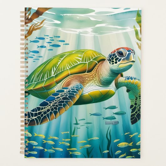 Geschilderte Schildkröte Planer (Vorderseite)