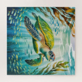 Geschilderte Schildkröte Puzzle (Horizontal)