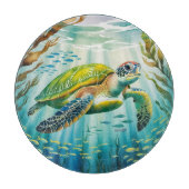 Geschilderte Schildkröte Schneidebrett (Vorderseite)