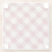 Geschirdigtes Textil: farbenfroher Stoffuntergrund Glasuntersetzer (Rückseite)