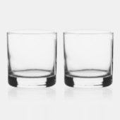 "Geschirmte Geister: Whiskey Glass mit einer Massa Whiskyglas (Rechts)