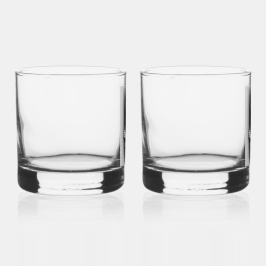 "Geschirmte Geister: Whiskey Glass mit einer Massa Whiskyglas (Rechts)