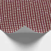 Geschirmter Marmor abstrakte moderne Kunstpflaume Geschenkpapier (Ecke)