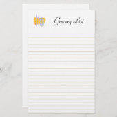 Geschirr aus Geschirr und Geschirr Briefpapier (Vorne/Hinten)