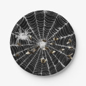 Geschirr aus Halloween-Party zum Abendessen Pappteller (Vorderseite)