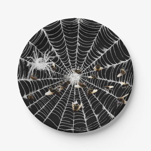 Geschirr aus Halloween-Party zum Abendessen Pappteller (Vorderseite)