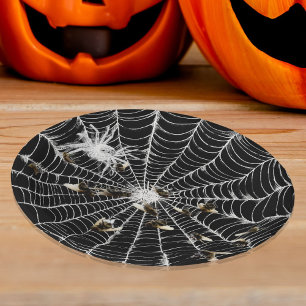 Geschirr aus Halloween-Party zum Abendessen Pappteller