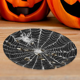 Geschirr aus Halloween-Party zum Abendessen Pappteller