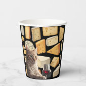 Geschirr aus Party und Wein, Geschirr aus Papier, Pappbecher (Vorderseite)