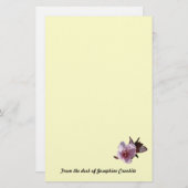 Geschirr - Blütenpflanze Briefpapier (Vorne/Hinten)