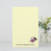 Geschirr - Blütenpflanze Briefpapier (Stehend Vorderseite)