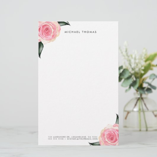 Geschirr Briefpapier (Stehend Vorderseite)