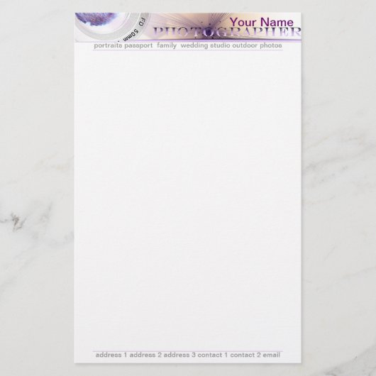 Geschirr Briefpapier (Vorderseite)