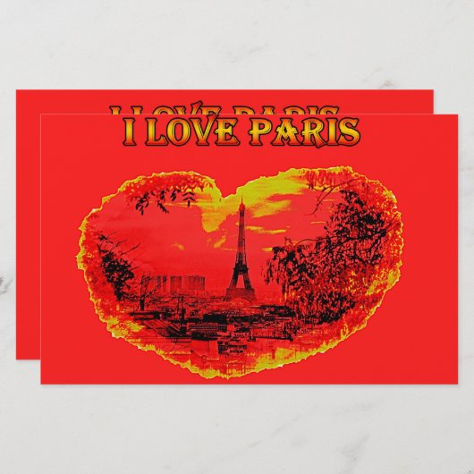 Geschirr Briefpapier (Vorne/Hinten)