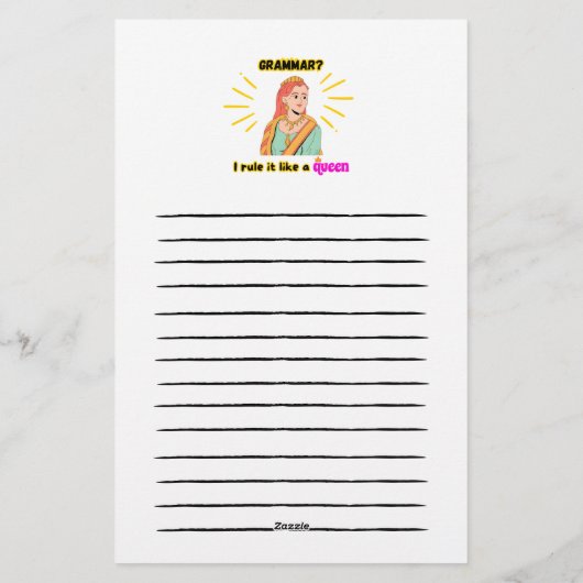 Geschirr Briefpapier (Rückseite)