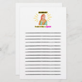 Geschirr Briefpapier (Vorne/Hinten)