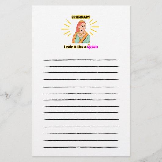 Geschirr Briefpapier (Vorderseite)