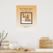 Geschirr für Brot Poster (Küche)