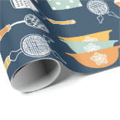Geschirr für die Vintage Küche Umschlagpapier Geschenkpapier (Rolleneckpunkt)