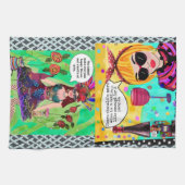 Geschirr-HandtuchMan kann nicht jeden glücklich ma Geschirrtuch (Horizontal)