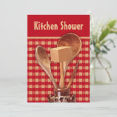 Geschirr Küche Einladungen (Stehend Vorderseite)