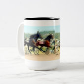 Geschirr-LaufenTasse Zweifarbige Tasse (Vorderseite Links)