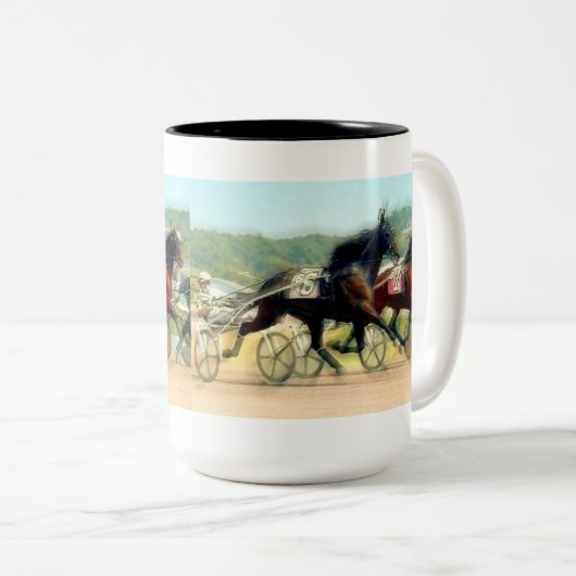 Geschirr-LaufenTasse Zweifarbige Tasse (VorderseiteRechts)